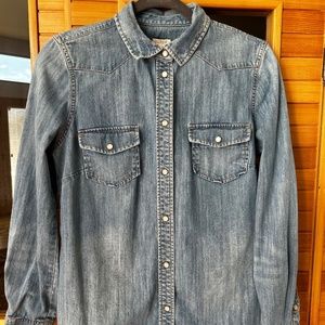 J. Crew Denim shirt - vintage M